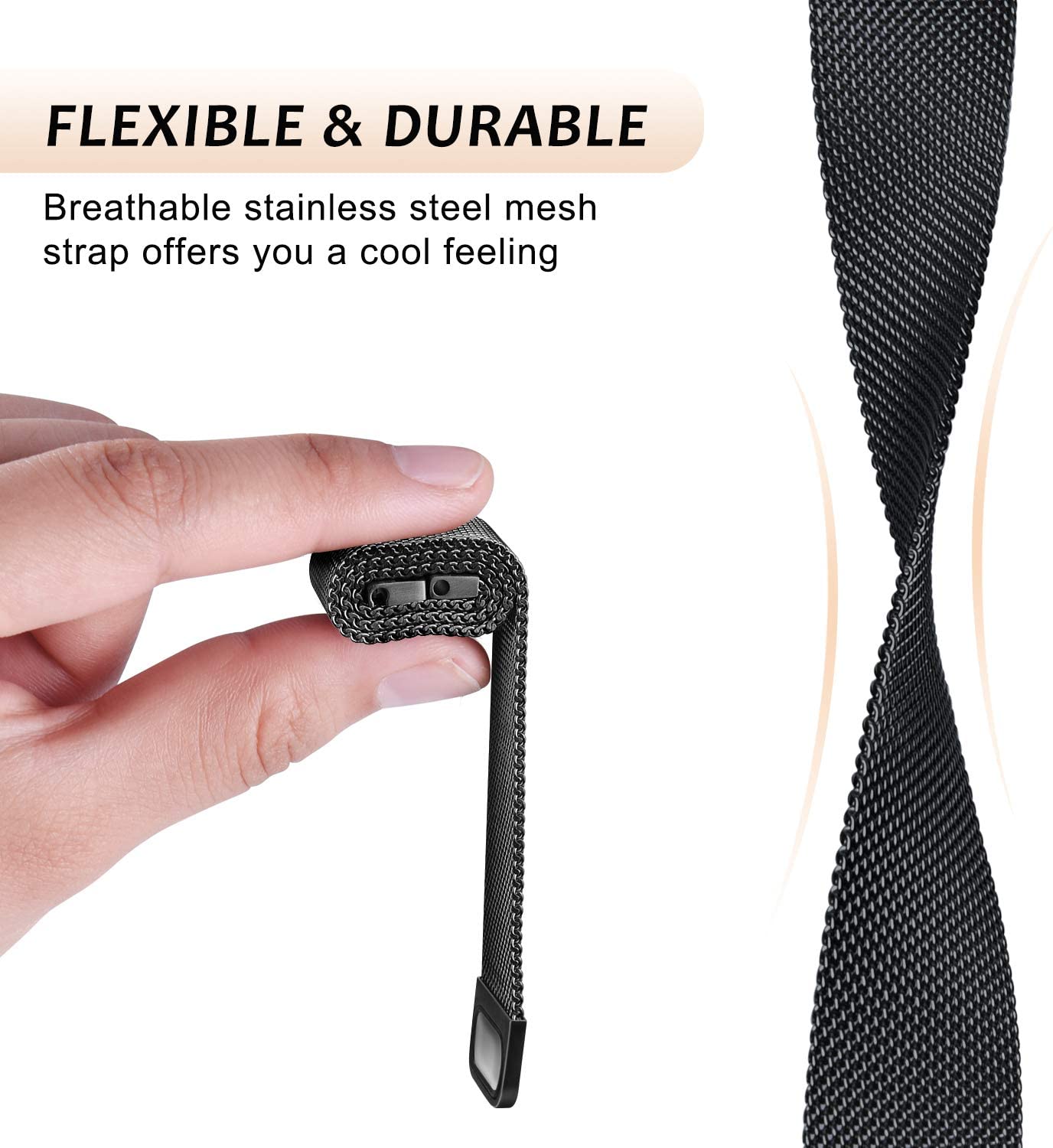 Milanese Loop strap for Fitbit - Milanese Loop Magnetic recensione e prezzo