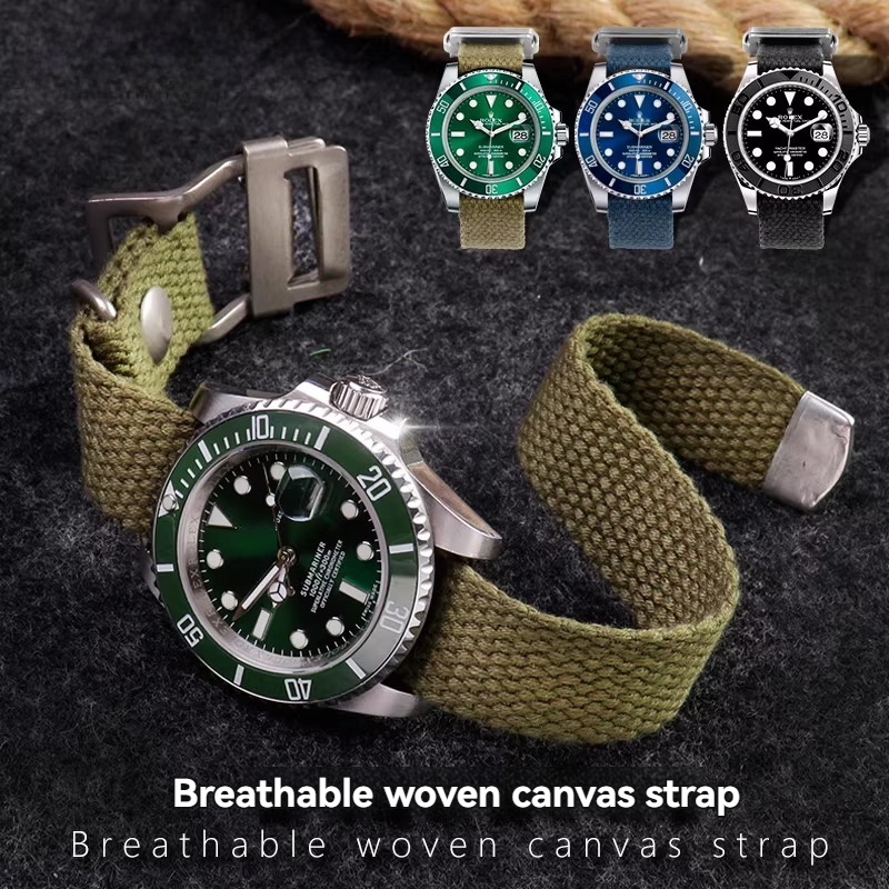 for Rolex Submariner Green/Bla - Tropic Strap Vintage recensione e prezzo
